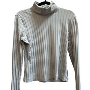 Gant Light Gray Ribbed Turtleneck